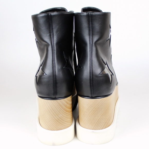 NEW Stella McCartney Elyse Star Platform Oxfords | Vegan Shoes Bold Street Style - Picture 9 of 13